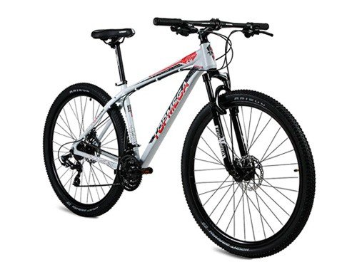 Bicicleta MTB Sunshine R29 21V Shimano Gris/Rojo Talle M Topmega