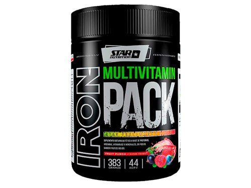 MULTIVITAMINICO 383 GRS 44 SERVICIOS STAR NUTRITION IRON PACK