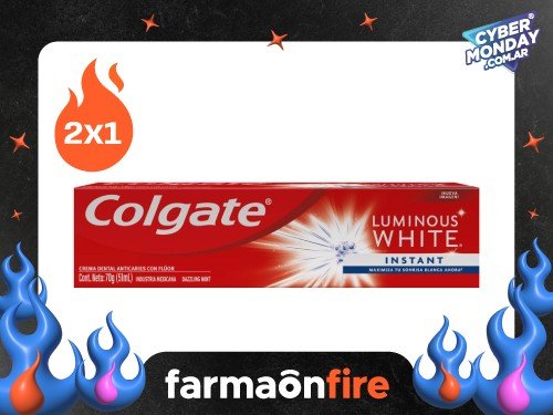 COLGATE - Pasta dental luminous white instant 70g