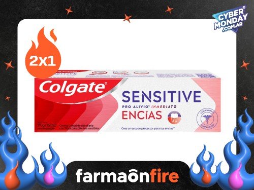 COLGATE - Crema dental sensitive pro alivio inmediato encias 110 gr