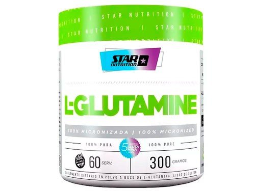 GLUTAMINA AMINOACIDO RECUPERADOR 300 GRS STAR NUTRITION