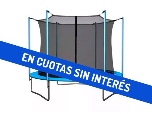 Cama Elástica con Red 1.83m