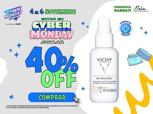 CAPITAL SOLEIL UV AGE DAILY FPS50 x40ml VICHY