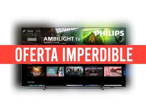 SMART MINI LED GOOGLE TV PHILIPS 65" PULGADAS 4K UHD 65PML9118/77