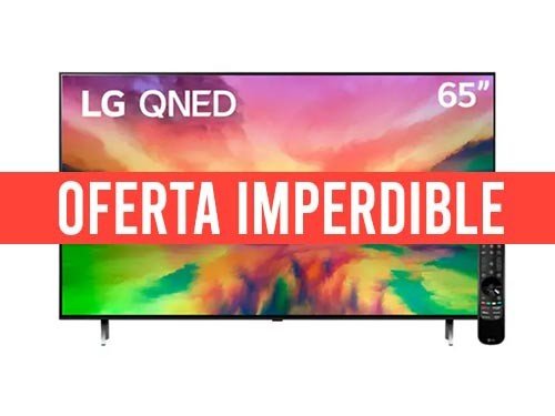 SMART QNED TV LG 65" PULGADAS 4K UHD 65QNED80SRA