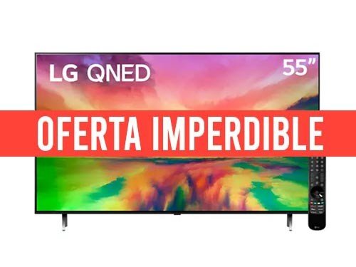 SMART QNED TV LG 55" PULGADAS 4K UHD 55QNED80SRA