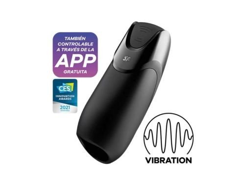 Masturbador Masculino Vibrador Recargable USB Con App Satisfyer