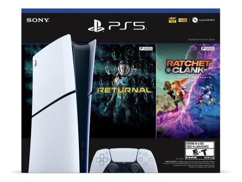 Consola Ps5 Slim 1TB Digital + Ratchet & Clank Y Returnal