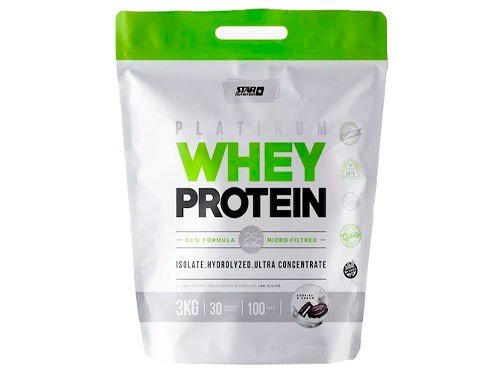 PLATINUM WHEY PROTEIN  PROTEINAS DOYPACK 3 KG STAR NUTRITION