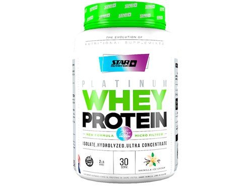 PLATINUM WHEY PROTEIN PROTEINAS POTE 2 LB STAR NUTRITION