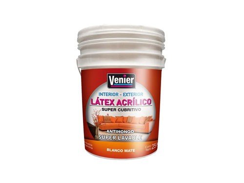 LATEX INT-EXT ACRILICO BLANCO 25LT VENIER