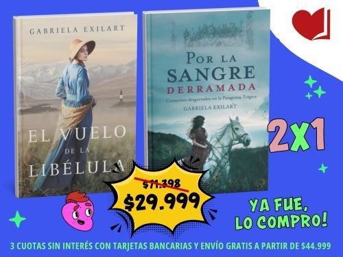 LIBROS ROMÁNTICOS! 2x1 de la gran autora Gabriela Exilart