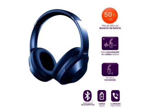 Auricular Haxly Muv Wave Bluetooth Noise Canceling HX-NC65LK-BL