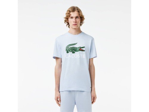 Remera De Hombre Celeste Lacoste