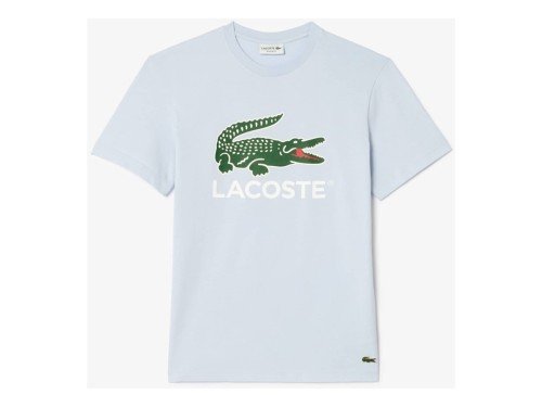 Remera De Hombre Celeste Lacoste