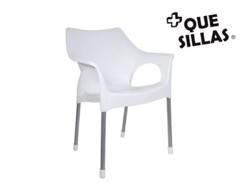 Silla Comedor Apilable Patas Caño Moderno Zafiro