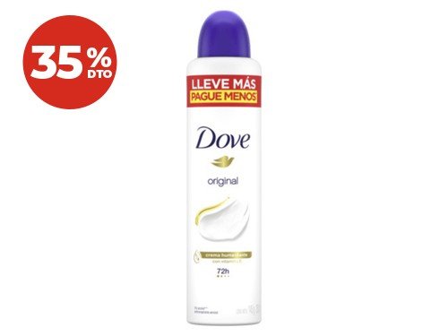 35% Desodorante Aerosol Original Dove 250ml