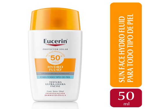 EUCERIN F50 HYDRO FLUIDO 50ML PRO SOL