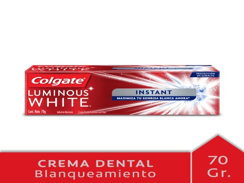 COLGATE LUMINOUS WHITE INSTAN 70 CRE DEN