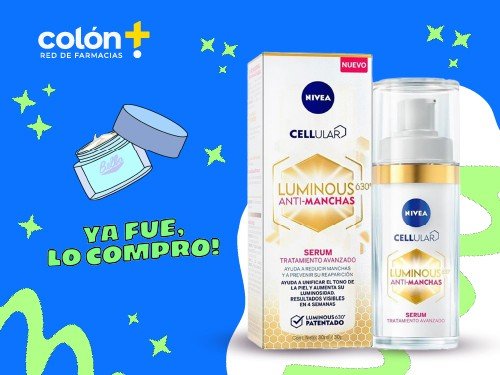 Sérum Anti manchas Luminous 630 tratamiento Avanzado x 30ml NIVEA