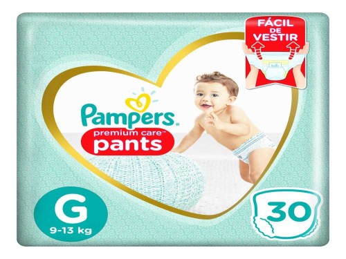 PAMPERS PANTS PREMIUM CAR HYP GDE 30 PAÃ‘