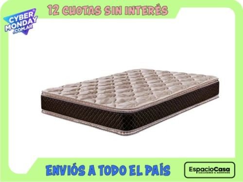 Colchón 2 Plazas Cannon Exclusive Pillow Top Espuma