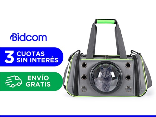 Bolso Transportador de Mascotas Gadnic con Cápsula Ventana 360