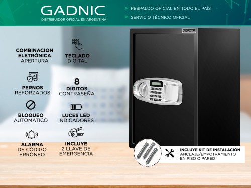 Caja Fuerte Gadnic E6060 Grande