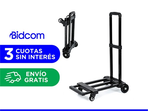 Carro Zorra Plegable Gadnic Con Extensible Capacidad 100 Kg Diablo De