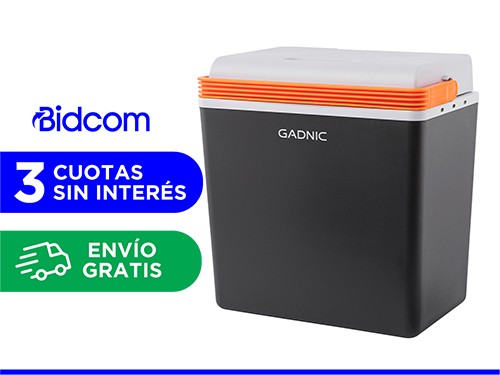 Heladera Portátil Gadnic H700 Eléctrica 12v 20Lts Conserva Frío y Calo