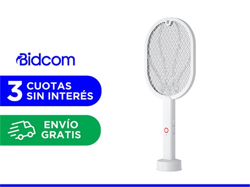 Raqueta Paleta Mata Moscas Mosquitos Recargable Usb dual Trampa insect