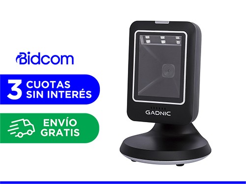 Lector de Código de Barras EasyScan Gadnic Omnidireccional 2D USB