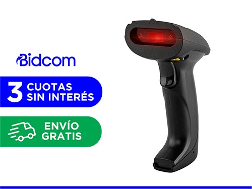 Lector Código de Barras Gadnic 2D USB Lee QR Alta Velocidad de Lectura