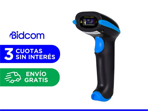 Lector Código de Barras Gadnic Inalámbrico USB Memoria Interna + Sopor