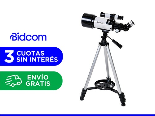 Telescopio Reflector Gadnic Binoculares 400x70 Alta Calidad