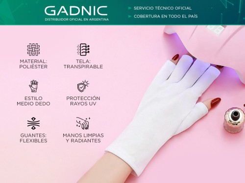 Guantes de Protección Uv Gadnic Para Cabina