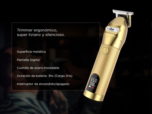 Maquinita de pelo electrica Gadnic CP160 con pantalla Lcd Usb