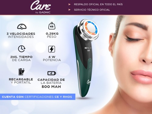 Masajeador Facial Radiofrecuencia Gadnic CPLED1 Rejuvenecedor