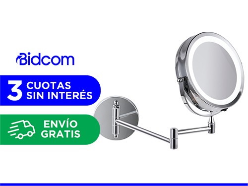 Espejo De Pared Gadnic Led Para Maquillar 360