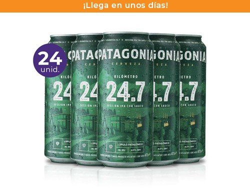 Pack: 24 Patagonia 24.7 473ml