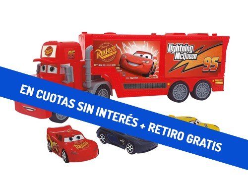 Camión Deluxe Cars Incluye Rayo McQueen