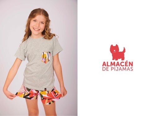 Conjunto Pijama Kids Flores Short y Manga Corta | Almacén de pijamas