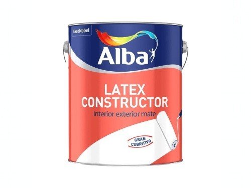 Pintura látex para interior/exterior Alba Constructor blanco 20 litros