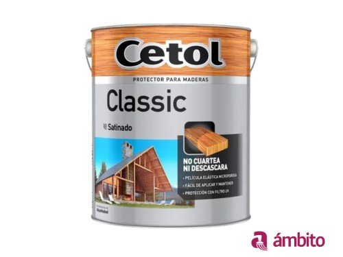 Pintura impermeable  Para Madera Cetol Satinado Al Aguarras 20 litros