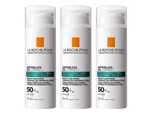 La Roche Posay Anthelios Oil Correct fps50 x 50ml x 3und