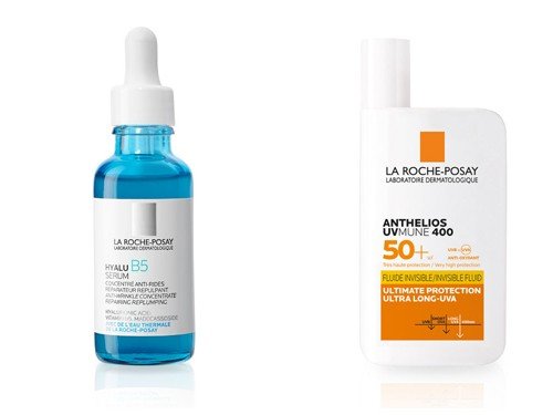 Kit La Roche-Posay Serum Hyalu B5 + Anthelios UV Mune 400