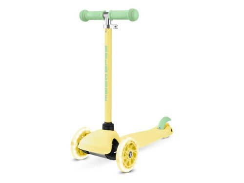 Monopatin Scooter Teeny 3 Ruedas con Luz Amarillo Bold Cube