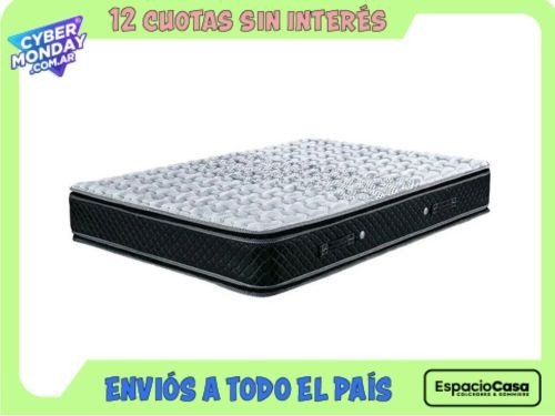 Colchón 2 Plazas Cannon Doral Pillow Top Resortes