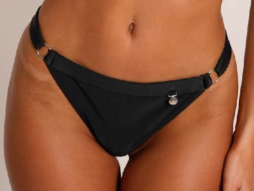 Bombacha bikini millenial black regulable, para tu viaje Loveafrica