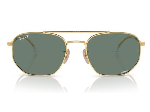 Anteojos de sol Ray-Ban RB3707L , GLD SHN, GRN Polarizado